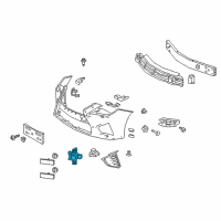 OEM 2017 Lexus RC300 Sensor, Ultrasonic Diagram - 89341-78010-D1