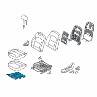 OEM 2019 Kia Niro Heater-Front Seat Cushion Diagram - 88190G5010