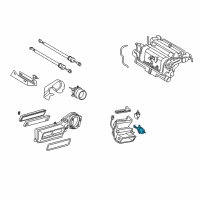 OEM Dodge Sprinter 3500 Air Conditioner And Heater Actuator Diagram - 5133441AA