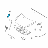 OEM 2009 Kia Sportage Switch Assembly-Lid Diagram - 938801F000