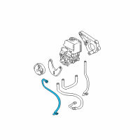 OEM 2002 Pontiac Firebird Pressure Hose Diagram - 26075068