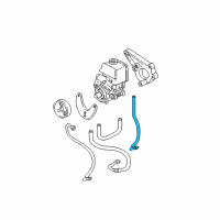 OEM 1999 Chevrolet Camaro Hose Asm-P/S Gear Outlet Diagram - 26048589