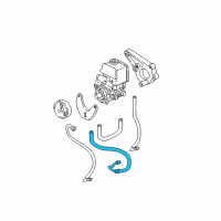 OEM 2000 Pontiac Firebird Return Hose Diagram - 26068527