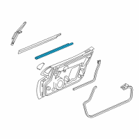 OEM 2006 Dodge Viper WEATHERSTRIP-Door Belt Diagram - 4865579AE