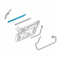 OEM 2003 Dodge Viper WEATHERSTRIP-Door Belt Diagram - 4865584AD