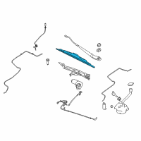 OEM 2012 Lincoln MKT Front Blade Diagram - AE9Z-17528-A