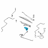 OEM 2010 Lincoln MKT Front Motor Diagram - AE9Z-17508-B