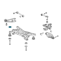 OEM 2010 Honda Pilot Rubber, RR. Sub-Frame Stopper (FR) Diagram - 50361-SZA-A02