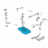 OEM 1997 Toyota Camry Fuel Tank Diagram - 77001-39395