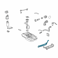 OEM 1995 Toyota Camry Tank Mount Strap Diagram - 77601-33010