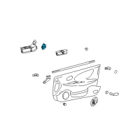 OEM Hyundai Sonata Switch Assembly-Mirror Remote Control Diagram - 93573-3D110