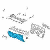 OEM Acura Dashboard (Lower) Diagram - 61500-TX6-A00ZZ