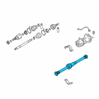 OEM Nissan Altima Shaft Assembly PROPELLER Diagram - 37000-6CA0A