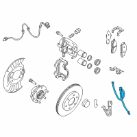 OEM Nissan Armada Hose Assy-Brake, Front Diagram - 46211-1LA0B