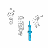 OEM 2017 BMW X6 Front Spring Strut Diagram - 31-31-6-851-745