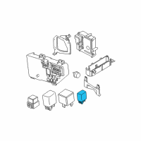 OEM Dodge Mini Relay Diagram - 4671168
