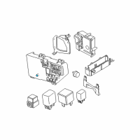 OEM 2003 Chrysler Concorde Battery Fuse Diagram - CS06102076AA