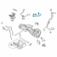 OEM 2012 BMW ActiveHybrid 5 Tension Strap Diagram - 16-11-7-053-972