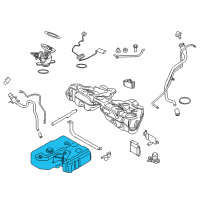 OEM 2015 BMW 535d Scr Reservoir Diagram - 16-19-7-286-064