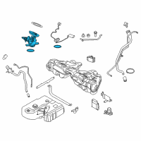 OEM BMW 535d Electric Fuel Pump Diagram - 16-11-7-260-648