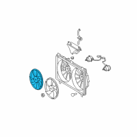 OEM Lexus IS250 Fan Diagram - 16361-31100