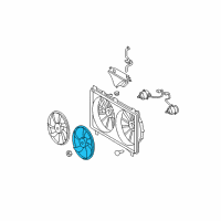 OEM Lexus IS250 Fan Diagram - 16361-31090