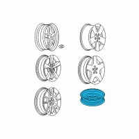 OEM 2009 Chevrolet Malibu Compact Spare Diagram - 19160612