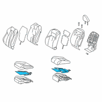 OEM 2019 Lexus ES350 Heater Assembly, Seat Diagram - 87510-06300