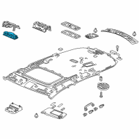 OEM 2020 Acura MDX Base Complete (Platinum Gray) Diagram - 34403-TZ3-A01ZB
