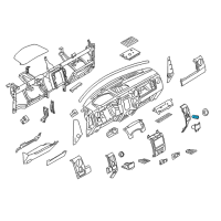 OEM Lincoln MKZ Cover Socket Diagram - BL3Z-19N236-A