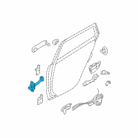 OEM Hyundai Checker Assembly-Rear Door, RH Diagram - 79490-2B000