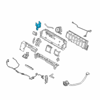 OEM Mercury Milan Battery Holder Diagram - AE5Z-10732-B