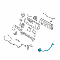 OEM Mercury Milan Positive Cable Diagram - AE5Z-14300-E