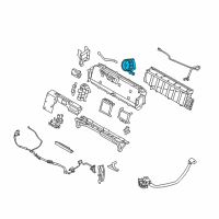 OEM 2011 Lincoln MKZ Fan Assembly Diagram - AE5Z-10C659-A