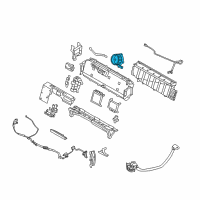 OEM 2011 Mercury Milan Fan Assembly Diagram - AE5Z-10C659-A