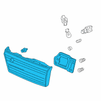 OEM 2004 Honda Accord Lamp Unit, L. Diagram - 34156-SDA-A01