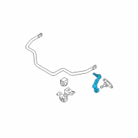 OEM Infiniti G35 Rod Assy-Connecting, Stabilizer Diagram - 54618-AQ300