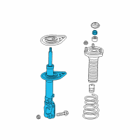 OEM Lexus ES350 ABSORBER Assembly, Shock Diagram - 48530-8Z034