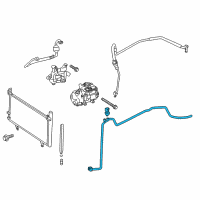 OEM 2015 Toyota Avalon Liquid Line Diagram - 88710-06340