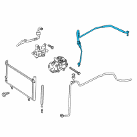 OEM Toyota Avalon Suction Hose Diagram - 88704-06450