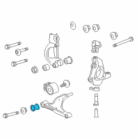 OEM 2010 Buick LaCrosse Lower Control Arm Front Bushing Diagram - 13318894