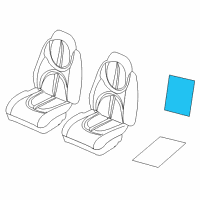 OEM Dodge Durango Pad Diagram - 5104724AA