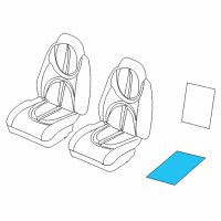 OEM Dodge Durango Pad Diagram - 5093555AA