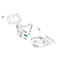 OEM 2002 Infiniti I35 Bulb Diagram - 26271-89913