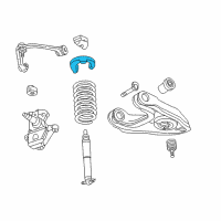 OEM Lincoln Navigator Spring Insulator Diagram - F75Z-5415-AA