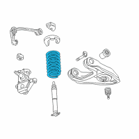 OEM 2000 Ford Expedition Coil Spring Diagram - 3L3Z-5310-XA