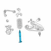 OEM 2002 Ford Expedition Shock Diagram - 3U2Z-18124-CE