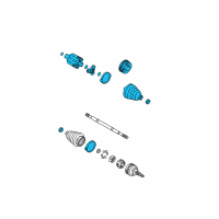 OEM Cadillac CV Joints Diagram - 26075594