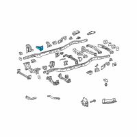 OEM 2022 Lexus GX460 Bracket Sub-Assembly, Cab Mounting Diagram - 51703-60110