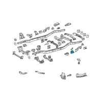 OEM Lexus GX460 Bracket Sub-Assembly, Cab Mounting Diagram - 51707-60110